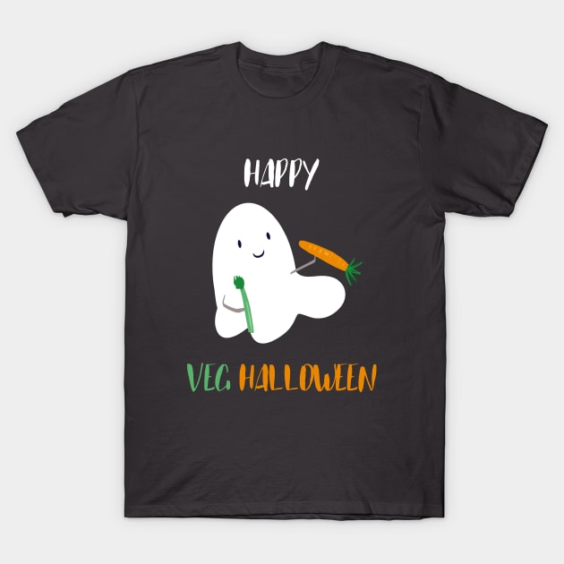 Vegan halloween T-Shirt by Mimie20